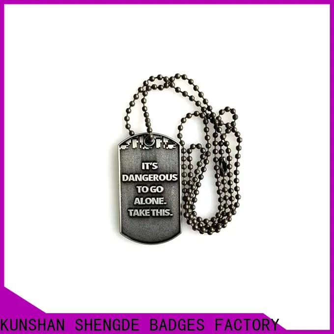 Shengde engraved dog tags manufacturers for promotion 1