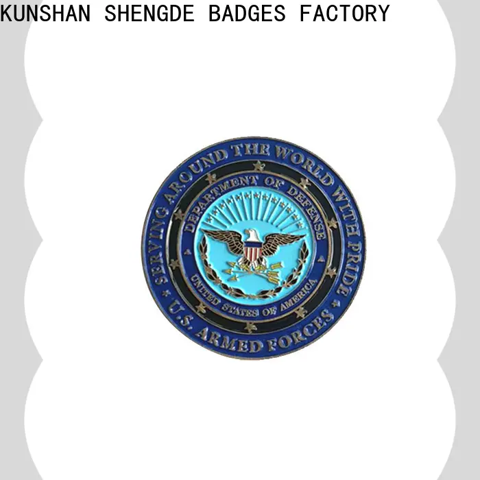 Shengde bulk challenge coins company bulk production 1