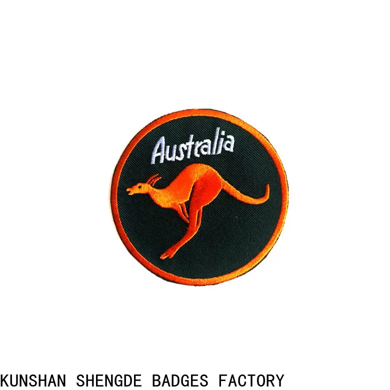 Shengde Latest iron on badges company for promotion 1