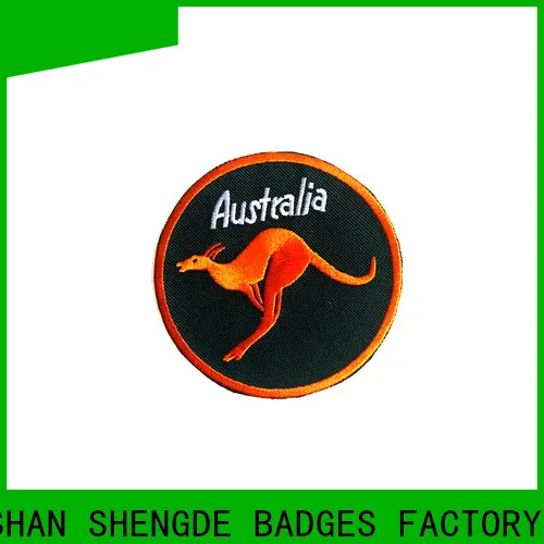 Top custom embroidery badges for business bulk production 1