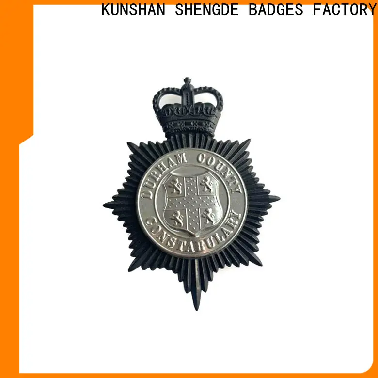 Shengde Best kids police badge manufacturers 1