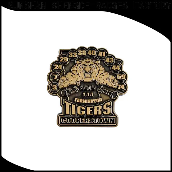 Shengde cheapest enamel pins for business bulk production 1