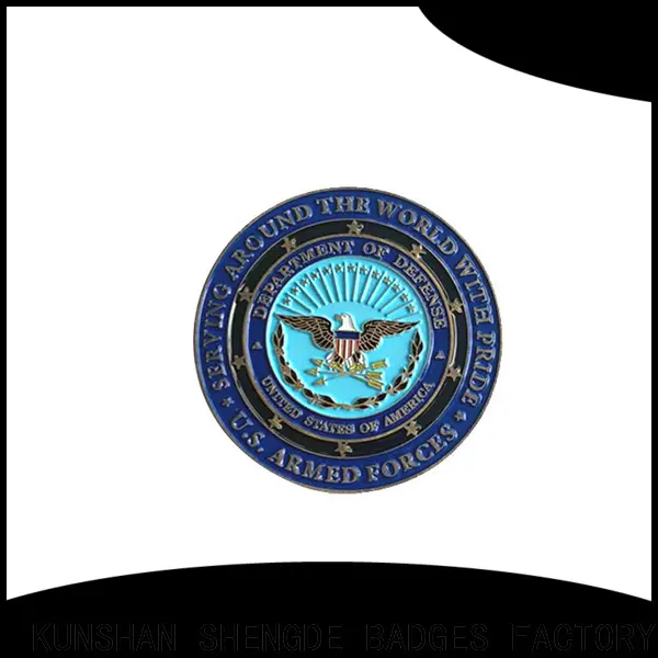 Shengde custom made challenge coins company bulk buy 1