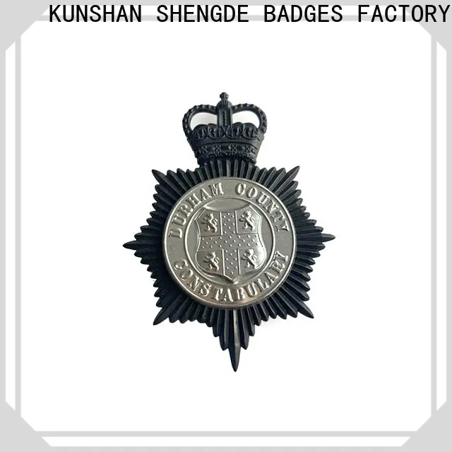 Shengde authentic police badge factory bulk production 1
