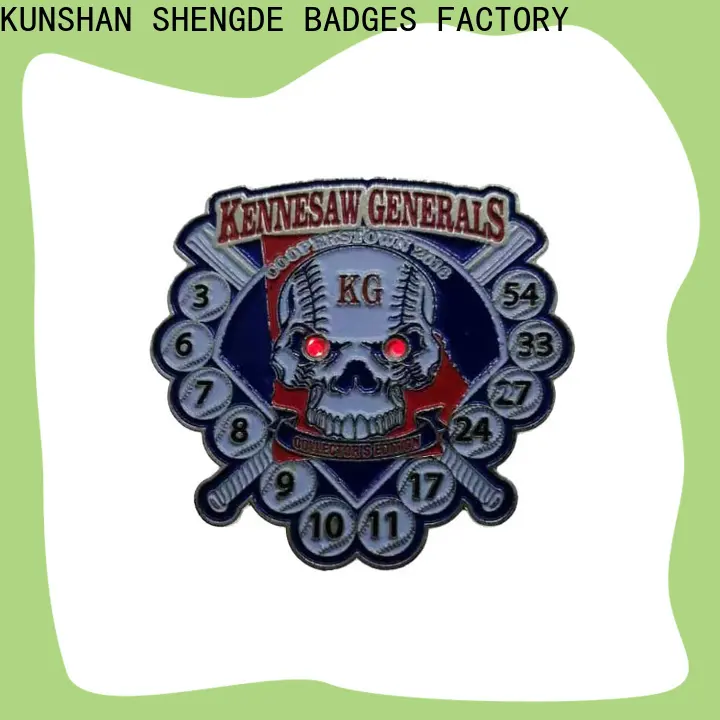 Shengde vintage baseball pins for business 1