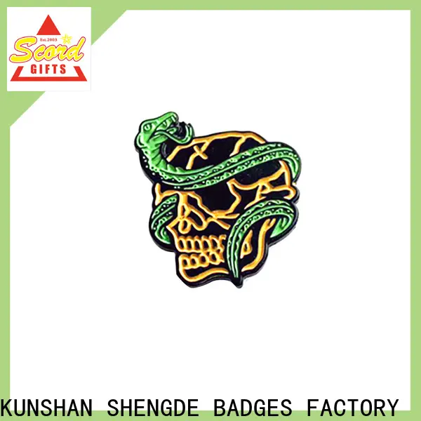 Shengde custom soft enamel lapel pins company for sale 1