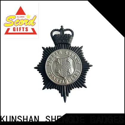 Shengde cool police badges for business 1