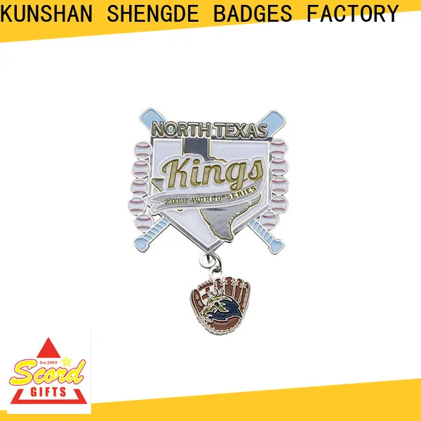 Latest stock baseball pins for business bulk production 1