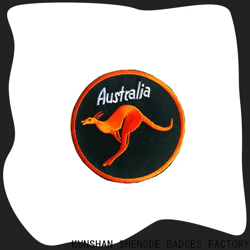 Wholesale embroidered logo patches manufacturers bulk production 1
