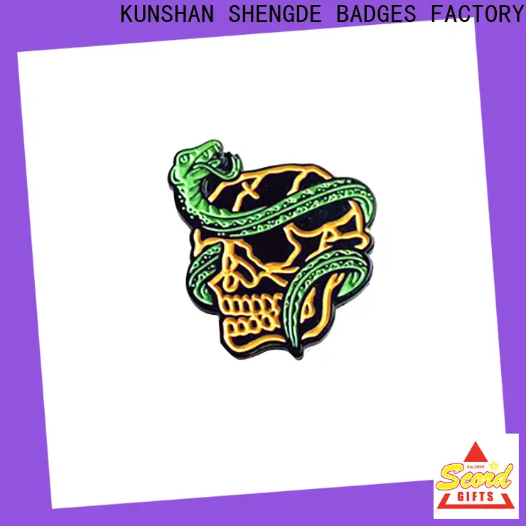 Shengde christmas enamel pin factory on sale 1