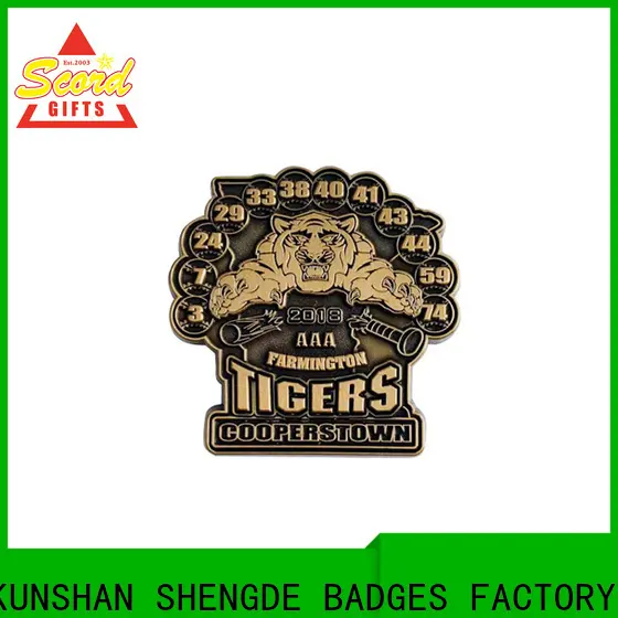 Shengde custom metal pin badges company 1