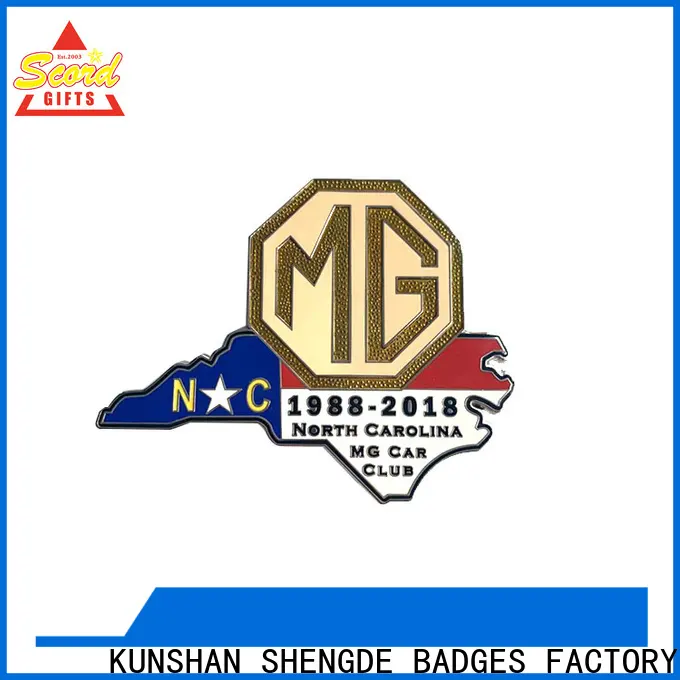 Shengde Top car grille badges company bulk production 1