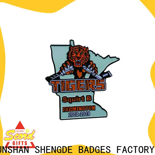 Shengde Custom motivational lapel pins for business on sale 1