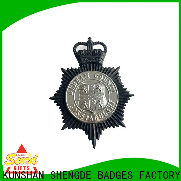 Shengde authentic police badge factory for sale 1