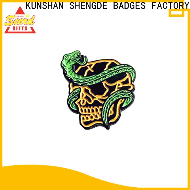 Shengde Wholesale custom enamel pin badges Supply for sale 1