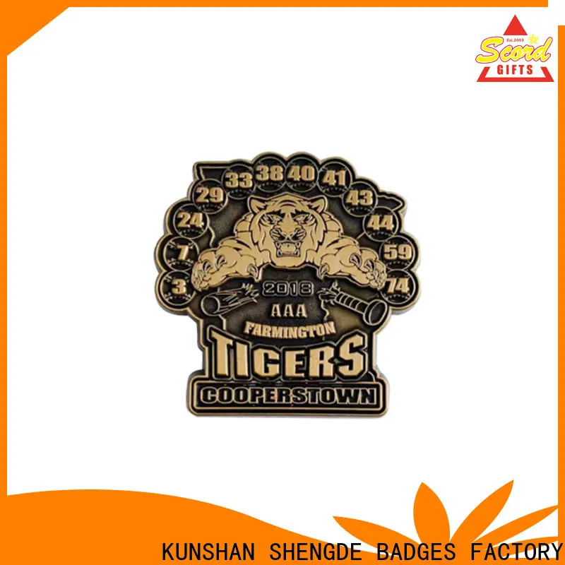 Shengde Latest engraved lapel pin manufacturers for sale 1