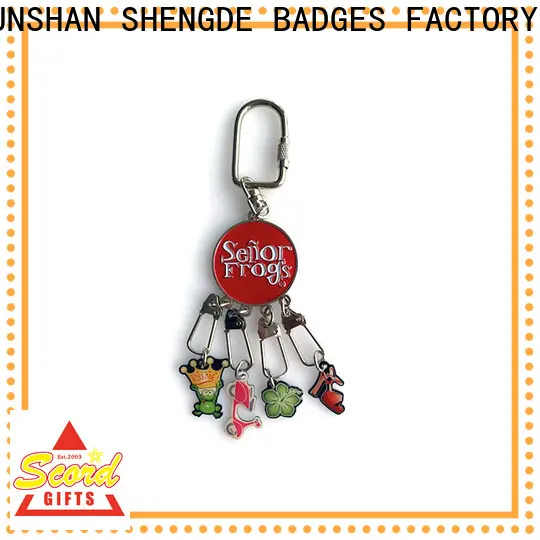 Shengde Wholesale custom made keyrings for business on sale 1