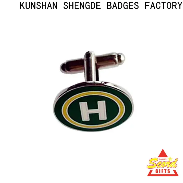 Shengde groom cufflinks factory bulk production 1