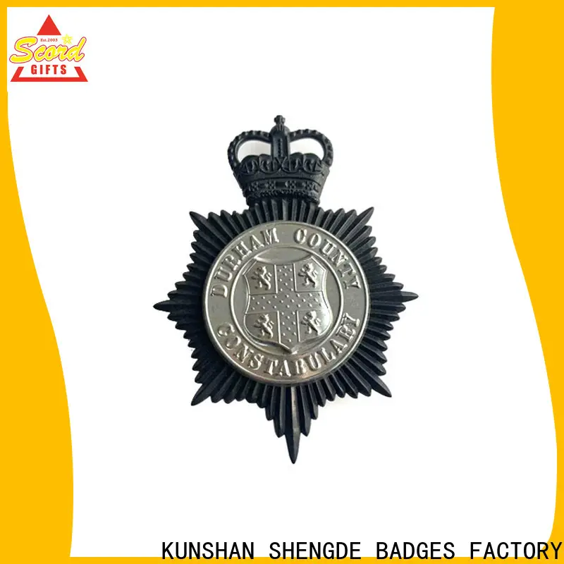 Shengde Top state police badges Suppliers bulk production 1