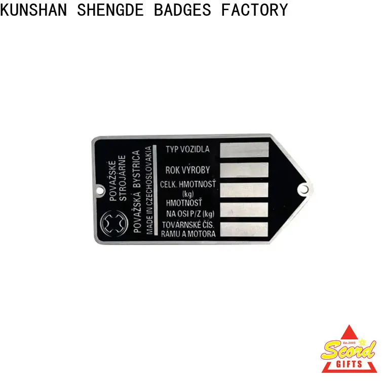 Shengde brass name plates for houses Supply for promotion 1