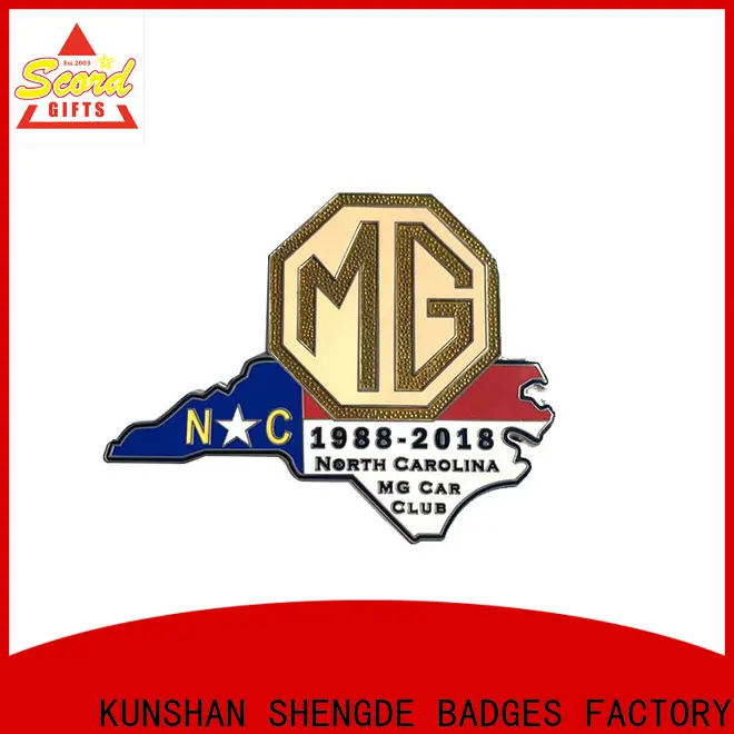 Shengde custom grill badges for business 1