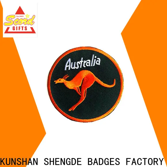 Shengde Wholesale wholesale embroidered patches Suppliers for sale 1