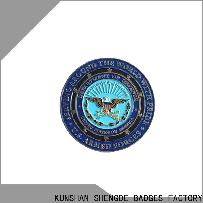 Shengde silver challenge coins for business bulk buy 1
