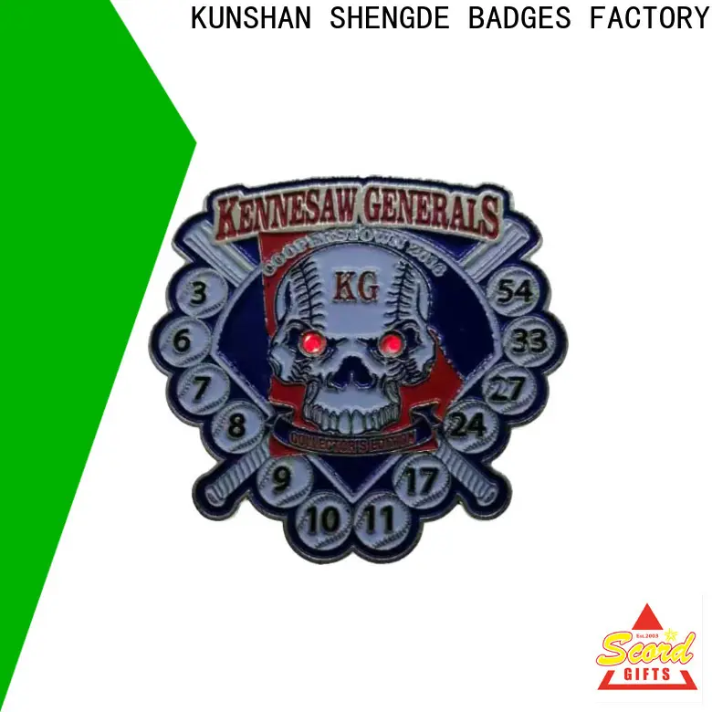 Shengde heart lapel pins for business for promotion 1