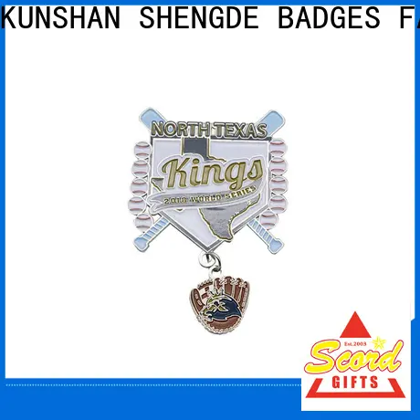 Shengde baseball cap pins factory bulk production 1
