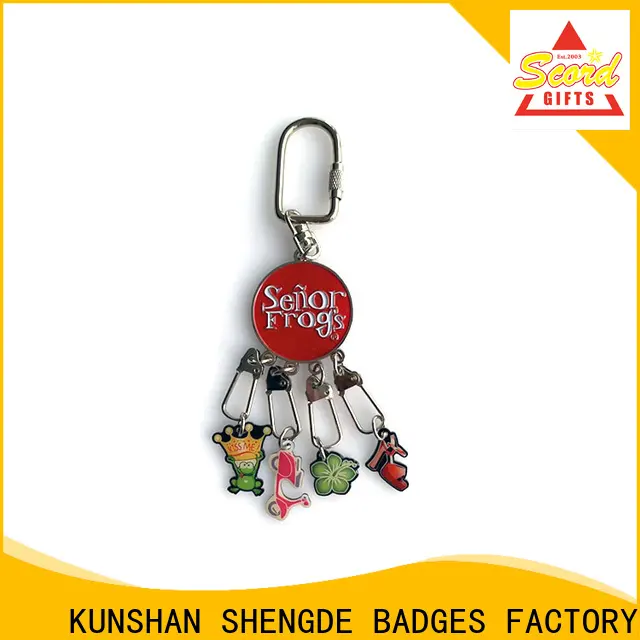 Shengde Latest custom made keyrings company 1