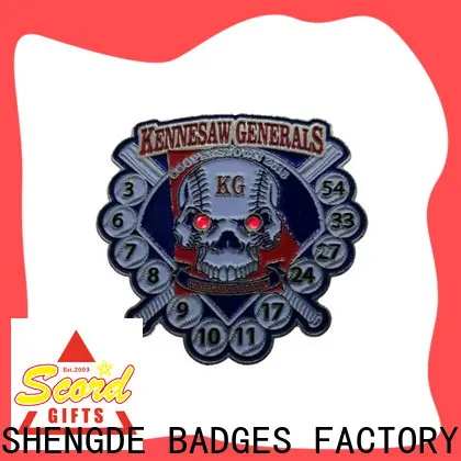 Shengde Custom ribbon lapel pins factory for promotion 1