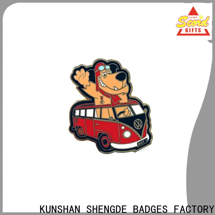 Shengde Custom how to make enamel badges factory bulk production 1