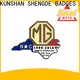 Shengde Custom custom car badges Suppliers bulk production 1