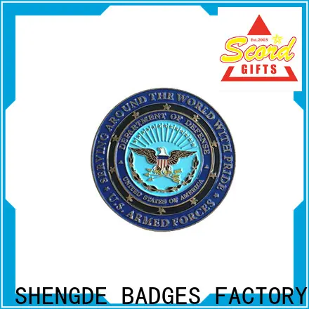 Shengde copper challenge coin Supply bulk buy 1