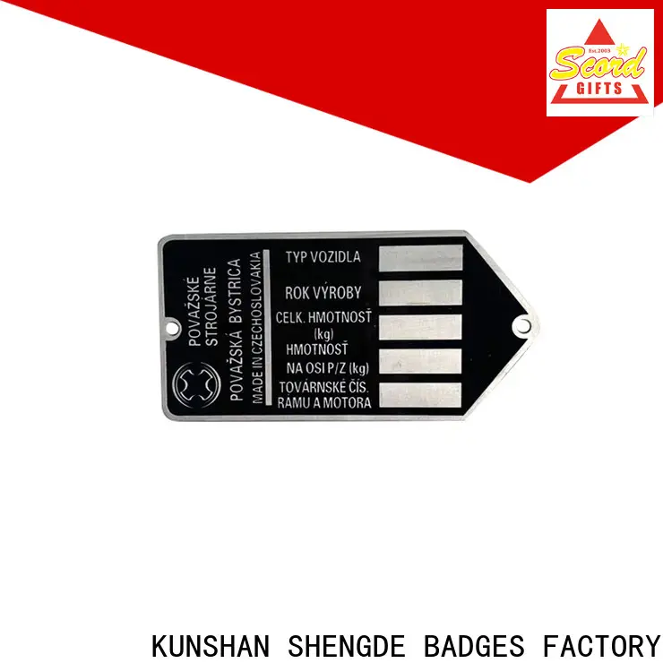 Shengde desktop name plates Suppliers 1