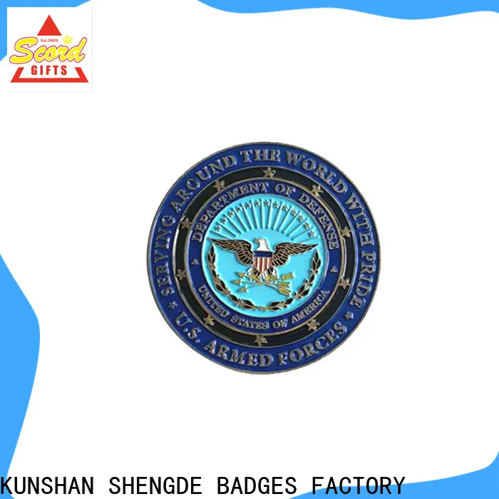 Shengde Latest air force challenge coins company for promotion 1