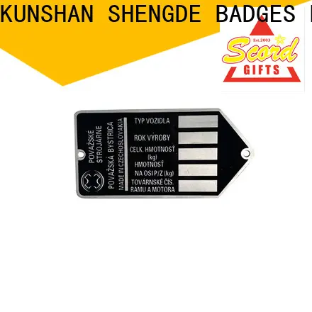 Custom custom brass name plates factory for sale 1