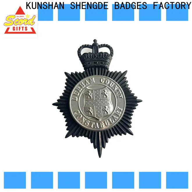 Shengde Wholesale plastic police badges factory 1