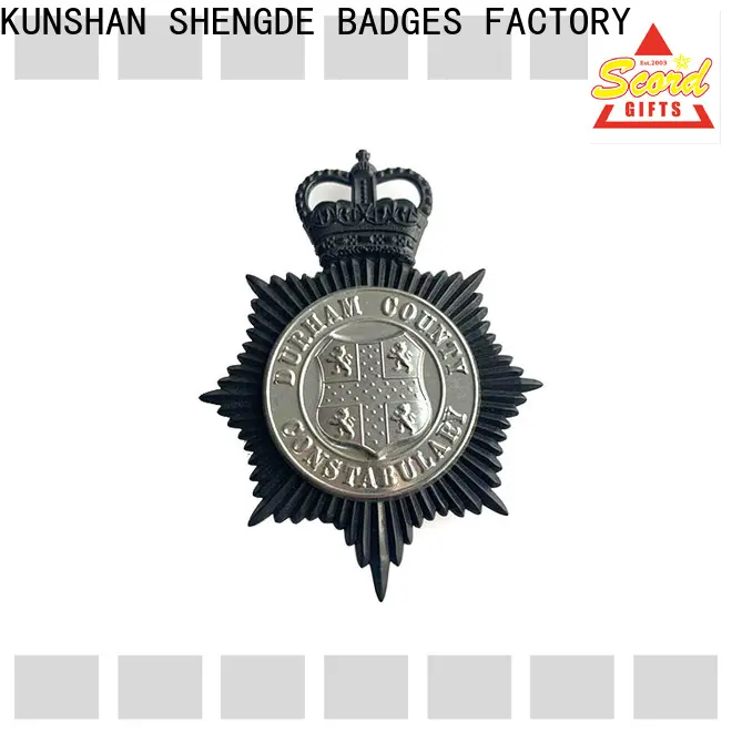 Shengde Wholesale personalized police badge Suppliers for sale 1