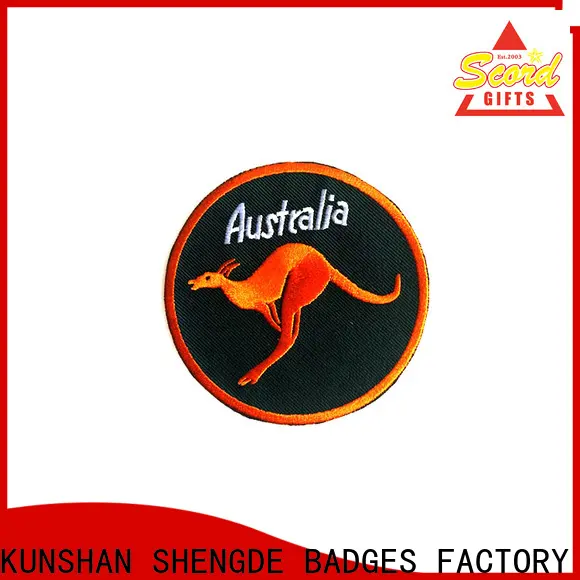 Shengde custom embroidered name patches company bulk buy 1