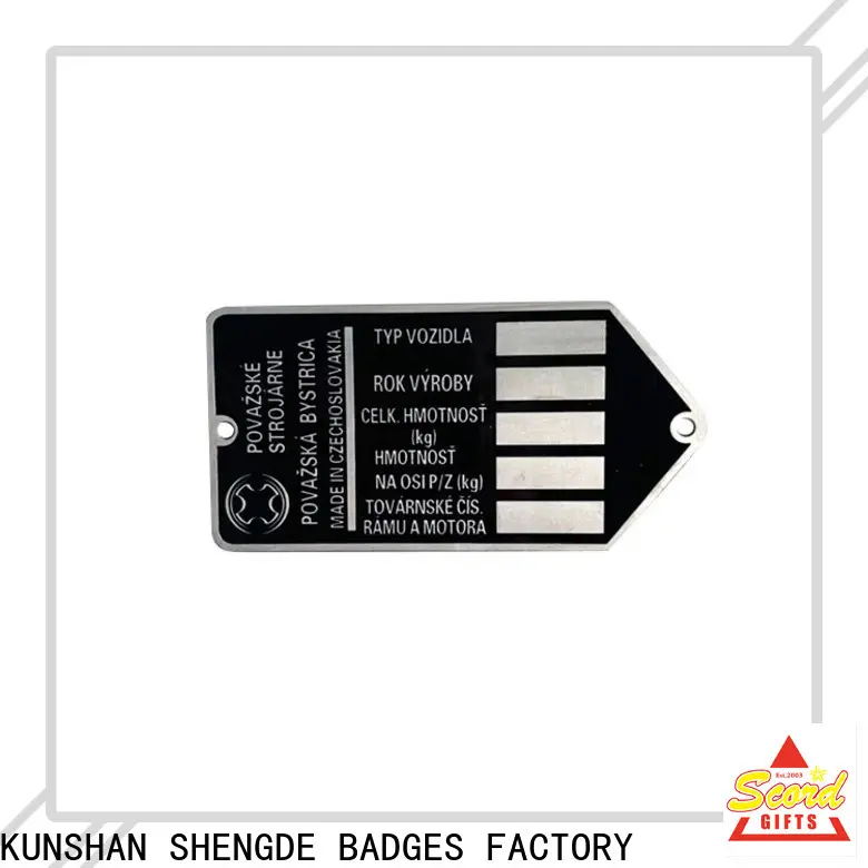 Latest metal name plates factory 1