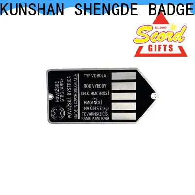 Shengde New custom made name plates manufacturers for sale 1