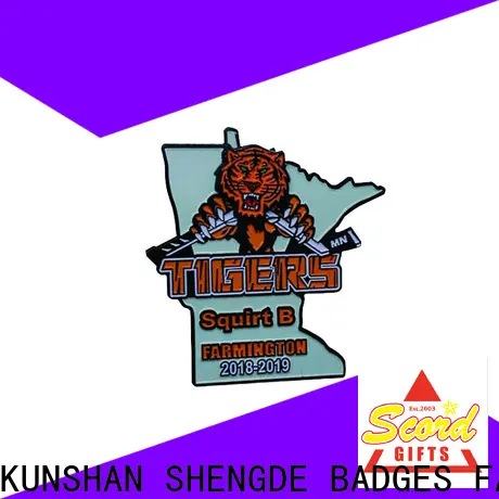 Shengde Wholesale softball pins Suppliers bulk production 1
