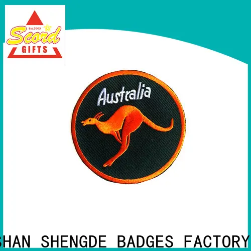 Shengde Wholesale wholesale embroidered patches for business for sale 1