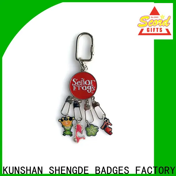 Shengde promotional keychains company bulk production 1