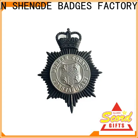 Shengde Latest state police badges factory bulk production 1