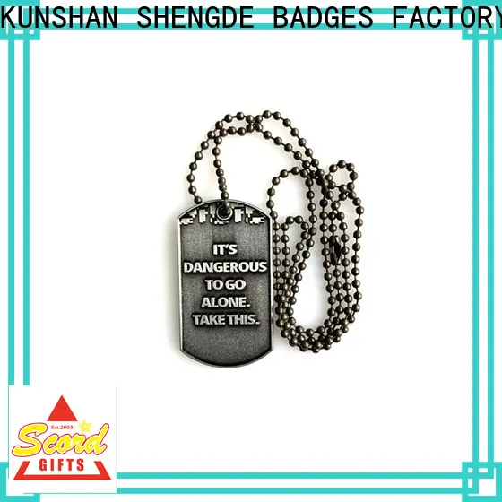 Shengde custom engraved dog tags company bulk production 1
