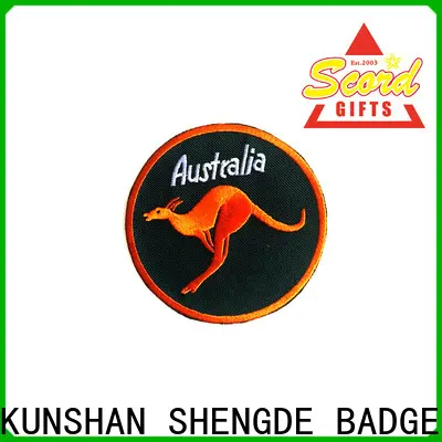 New embroidered logo patches company bulk production 1