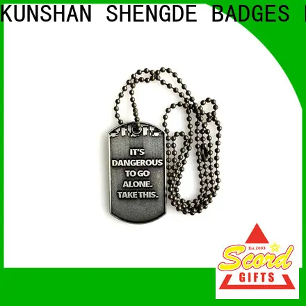 Shengde custom dog tags for men for business bulk production 1