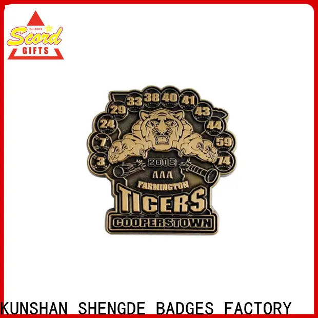 Shengde Wholesale promotional enamel pins for business bulk production 1